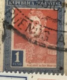 Timbre America Interbelica TMB1AMC Argentina centavos