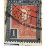 Timbre America Interbelica TMB1AMC Argentina centavos