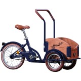 Bicicleta Pegas Mini Cargo 1S Albastru Calator