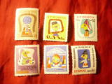 Serie Romania 1960 Festival Marionete la Bucuresti , 6 valori