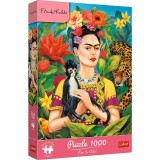 PUZZLE TREFL 1000 PREMIUM PLUS FRIDA KAHLO PORTRET IN JUNGLA