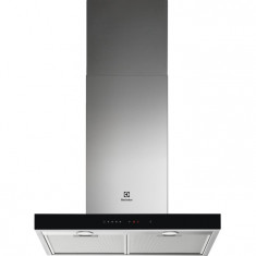 Hota incorporabila decorativa Electrolux LFT766X, Putere de absorbtie 700 mc/h, 1 motor, 60 cm, Conectivitate plita, Inox