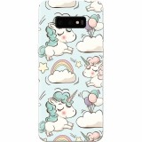 Husa silicon pentru Samsung Galaxy S10 Lite, Unicorns And Clouds