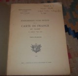 Etablissement d&#039;une feuille de la carte de France (1936)