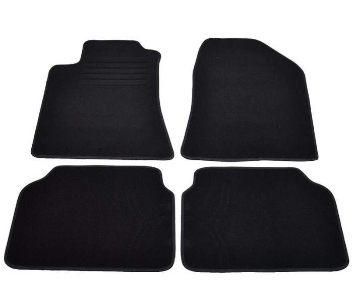 Covorase mocheta Toyota Avensis 2 4/5USI/SW 4/2003-7/2008 Negru, set de 4 bucati AutoDrive ProParts