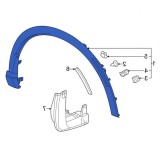Bandou aripa, ornament fata HONDA CR-V (RS), 2023-, partea dreapta,