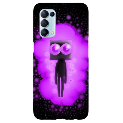 Husa compatibila cu Oppo Find X3 Lite model Cute Enderman, Silicon, TPU, Viceversa foto