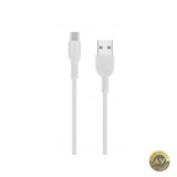 Cablu Date si Incarcare USB-A - USB-C HOCO Flash X20 18W 2m Alb