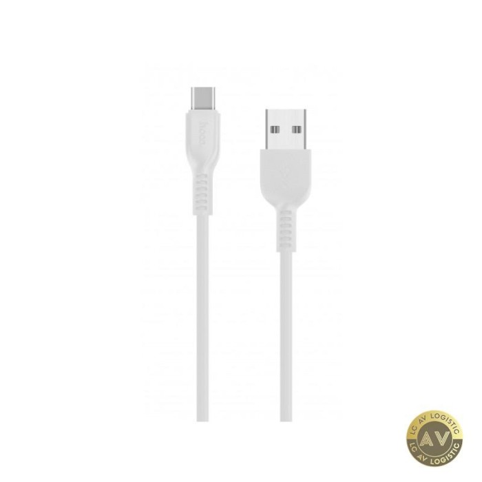 Cablu Date si Incarcare USB-A - USB-C HOCO Flash X20 18W 2m Alb