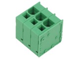 Regletă Conexiuni PCB 90&deg; 10mm 3 Piste 66A