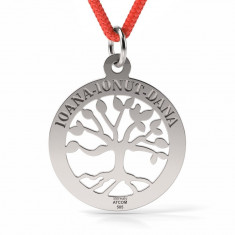 Pandantiv Copacul vietii cu Snur reglabil din Argint 925 personalizabil foto