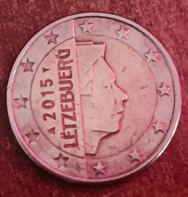 C50 - Moneda foarte veche - 2 euro - Luxemburg - 2015 foto