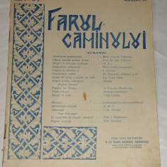 REVISTA FARUL CAMINULUI Anul V - Nr.3, NOIEMBRIE 1937