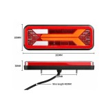 Set lampi LED spate multifunctionale 12-36V, 5 functii, semnalizare dinamica