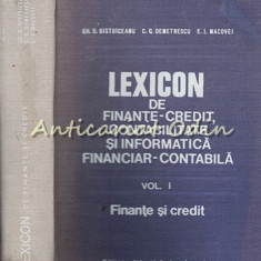 Lexicon De Finante-Credit I - Gh. D. Bistriceanu