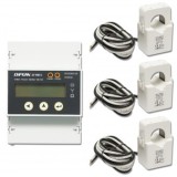 Kit releu putere DFUN DFPM93, smart meter, trifazic 3x220-380V, 6400imp/Kwh cu siguranta digitala, transformator Split Core 600V, 200A/5A, 50-60Hz