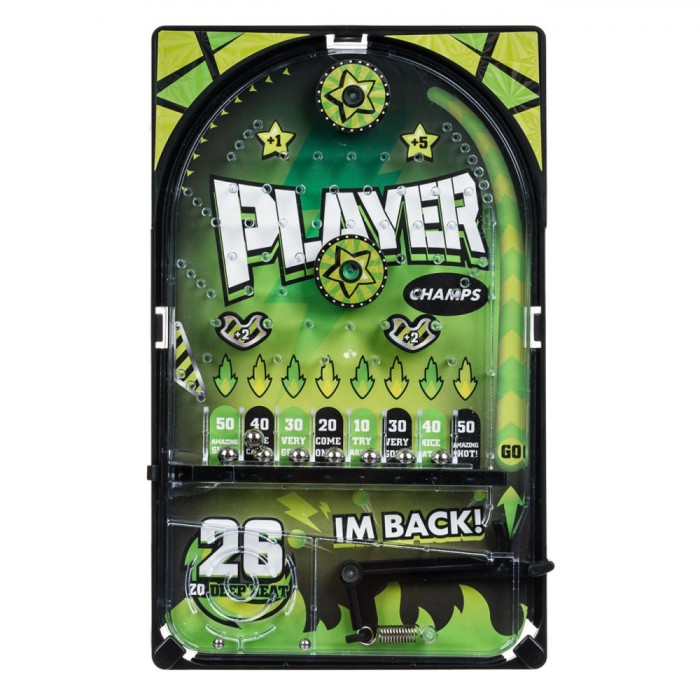 Joc de Masă Flipper, Player, Bază de Susținere, Dimensiuni 13x2x21cm, Multicolor