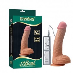 Vibrator cu ventuza Real Extreme Lovetoy - 22 cm