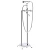 VidaXL Robinet de cadă independent argintiu oțel 99,5 cm inoxidabil