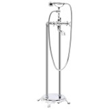 VidaXL Robinet de cadă independent argintiu oțel 99,5 cm inoxidabil