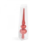 Decor varf de brad de Craciun - rosu stralucitor - 30 x 7 cm Best CarHome, Oem