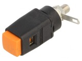Clemă de laborator portocalie 16A 70VDC