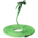 Furtun de gradina extensibil Navaris 15-30m, cu pistol stropire 10 functii, 61949.04
