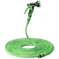 Furtun de gradina extensibil Navaris 15-30m, cu pistol stropire 10 functii, 61949.04