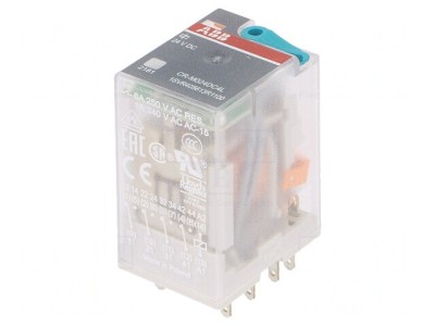 Releu Electromagnetic 4PDT 24V 6A foto