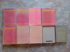 MIHAI EMINESCU - OPERE COMPLETE , EDITIA PERPESSICIUS, 9 volume