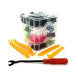 Set 470 cleme din plastic pentru auto + 5 unelte demontare, Carguard