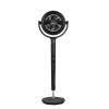 Ventilator cu picior HEINNER HSF-MAT24DC-GY, compartiment aromaterapie, 5 palete, functie TURBO, display LED, control tactil, Gri