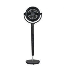 Ventilator cu picior HEINNER HSF-MAT24DC-GY, compartiment aromaterapie, 5 palete, functie TURBO, display LED, control tactil, Gri