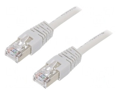 Cabluri Patch Cord F/UTP 5e CCA PVC gri 1,5m 26AWG Cablexpert foto