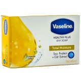 Sapun Solid, Vaseline, Total Moisture, cu Extract de Ovaz si Proteina din Soia, Efect Hidratare Inte