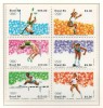 Brazilia 1984 Mi 2024/29 block MNH - Jocurile Olimpice de vara, Los Angeles, Nestampilat