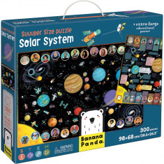 Puzzle Sistem Solar Suuuper Mare, 300 piese, 98x68 cm Banana Panda BP349110Initiala foto