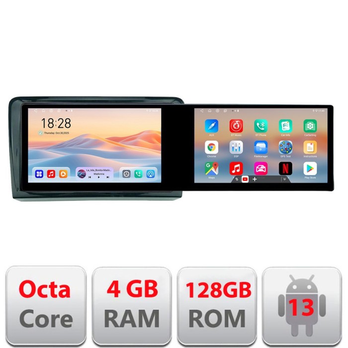 Navigatie Mercedes Viano Vito 2014-2022 Edotec 2 ecrane 8 core 4+128 21.6 inch Incell android Wifi 5Ghz gps internet Kit-viano-old CarStore Technology