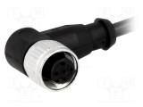 Conector M12 HARTING 4 PIN mamă A-DeviceNet/CANopen 2m