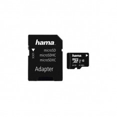 Card de memorie Hama microSDXC 64GB 45 Mbs Clasa 10 cu adaptor SD foto