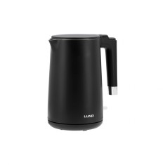 Fierbator electric 1,5l negru cool touch Lund 68206
