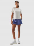 Șort de antrenament cu uscare rapidă pentru femei - bleumarin, 4F Sportswear