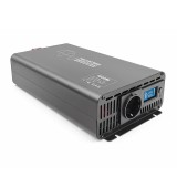 Cumpara ieftin Invertor de putere cu undă sinusoidală pură Techstar&reg;, DC 12V la AC 220V, Afișaj LCD, 1000w, Pretabil Rulota, Autorulota, Camper, Barca, Casa independ