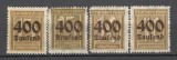 Deutsches Reich.1923 Cifra in dreptunghi-supr. MD.110