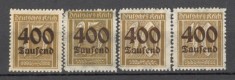 Deutsches Reich.1923 Cifra in dreptunghi-supr. MD.110