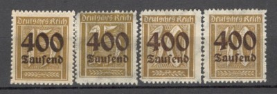 Deutsches Reich.1923 Cifra in dreptunghi-supr. MD.110 foto