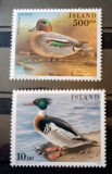 Islanda 1997 păsări , rate, păsări domestice, fauna serie 2v neștampilata