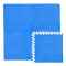 Covoraș Modular Puzzle, Model Universal, Set 4 Bucăți, Culoare Albastru, Dimensiuni 61.5x61.5x1 cm