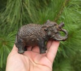 ELEFANT DECORATIV VINTAGE DIN BRONZ MASIV PATINAT