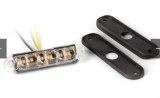 Lampa Stroboscopica LED FT-205, 4 Programe Flash, 12V/24V, IP68, Auto, Omologare R10